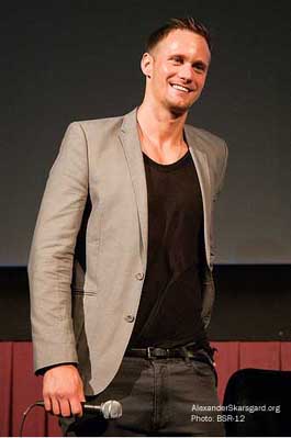 Alexander Skarsgard at Fantastic Fest 2009 Alex at Metropia screening at Fantastic Fest